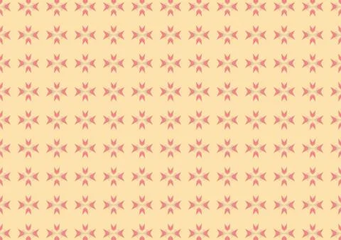 Pastel warm sand repeating geometric background in oat, vanilla, and sage Stock Illustration