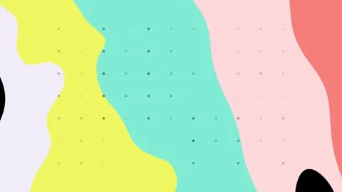 Pastel Wave Abstract Background with Subtle Dots Pattern Gentle Color Transi Stock Footage 313075712