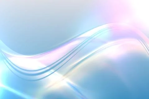 Pastel wave pattern is flowing in abstract digital flat design, with soft color Foto stock