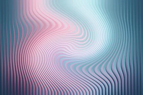 Pastel Wavy Abstract Background Loop 스톡 일러스트