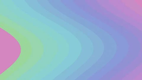 A pastel wavy gradient background in blue, pink, and purple creates a soft,.. Illustrazione stock