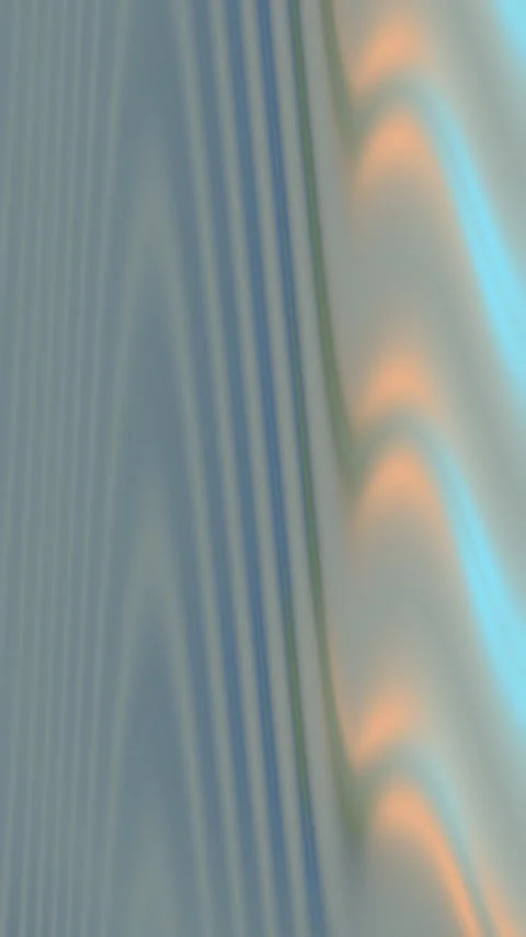 Pastel wavy lines blend light blue orange and gray tones. Stock Footage 297910128