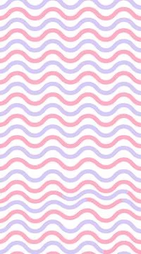 Pastel wavy lines pattern creates stylish abstract backdrop. Stockillustratie