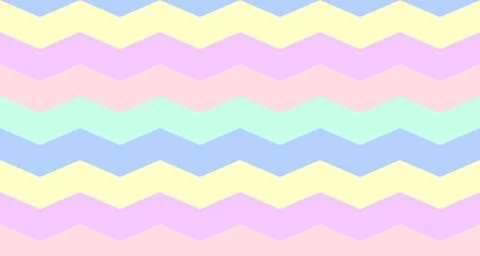Pastel zigzag pattern background Stock Illustration