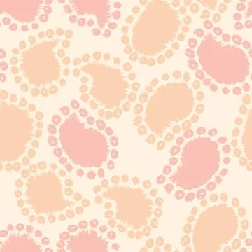 Pastels Paisley abstract Seamless Pattern Design Illustrazione stock
