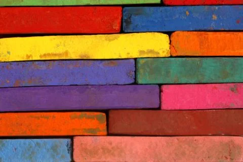 Pastels Stockfoto's