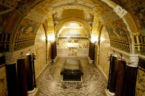  Pasteur museum Institut Pasteur Museum, Paris, France. Funerary chapel wh... 스톡 사진