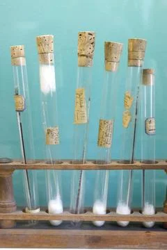  Pasteur museum Institut Pasteur Museum, Paris, France. Room of scientific... Foto stock