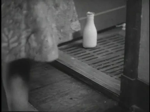 Pasteurized milk are produced and distributed for American's good health - 1941 Vídeo Stock 97572887