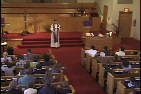 Pastor Preaching Stock Footage 298039