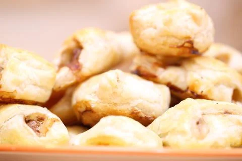 Pastries with meat Foto stock