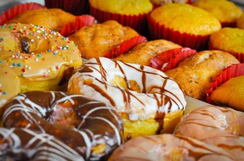 Pastries Foto stock