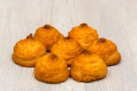 Pastries on the white table Stock Photos