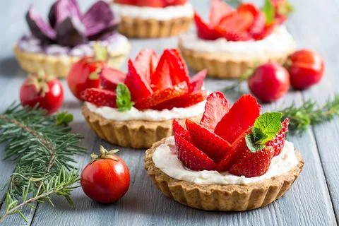 Pastries,different forms Stock Photos