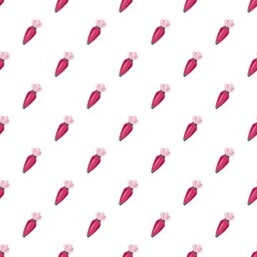 Pastry bag seamless pattern for baking and sweet treats イラスト素材