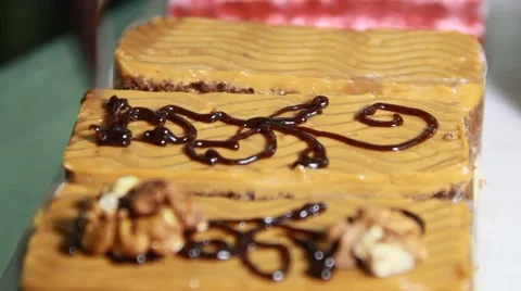 Pastry - cake decoration Stock Footage 51310068