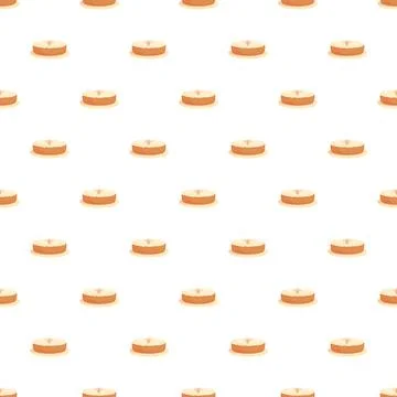 Pastry cake pattern creating a sweet food background Illustrazione stock