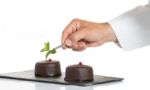 Pastry with a cake Foto stock