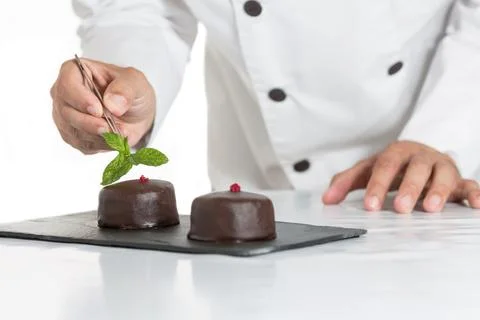 Pastry with a cake Foto stock