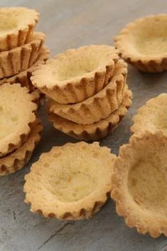 Pastry cases Stock Photos
