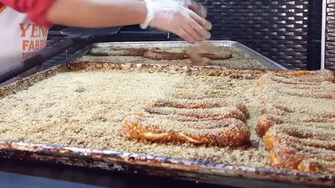 Pastry chef Stock Footage 83876303