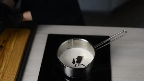 The pastry chef prepares a cake Stock Footage 247199312