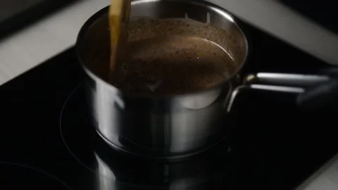 The pastry chef prepares a cake Stock Footage 247199329