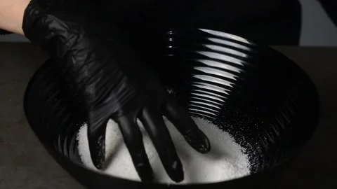 The pastry chef prepares a cake Stock Footage 247199341