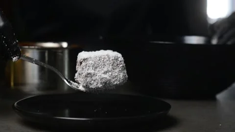 The pastry chef prepares a cake Stock Footage 247199373