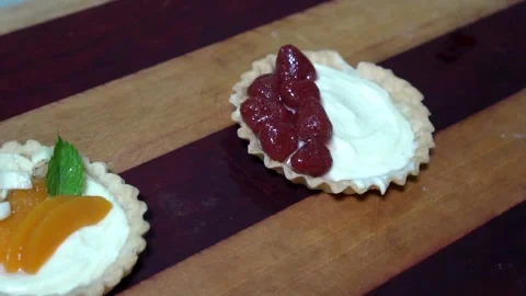 Pastry corner Stock Footage 222208615