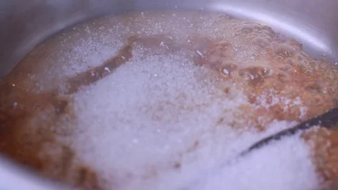 Pastry Handmade caramel sugar bubbles Chocolate vanilla Chocolatier Stock Footage 78723250