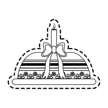 Pastry icon image Stock Illustration