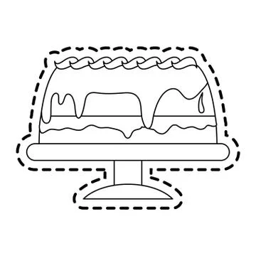 Pastry icon image Stock Illustration