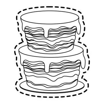 Pastry icon image Stock Illustration