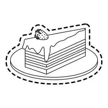 Pastry icon image Stock Illustration