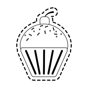 Pastry icon image Stock Illustration