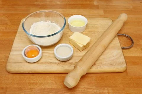Pastry ingredients Stock Photos