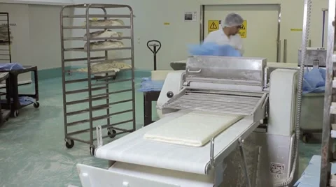 Pastry machine. Stock Footage 8680479