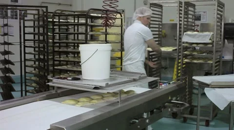 Pastry machine. Stock Footage 8680497