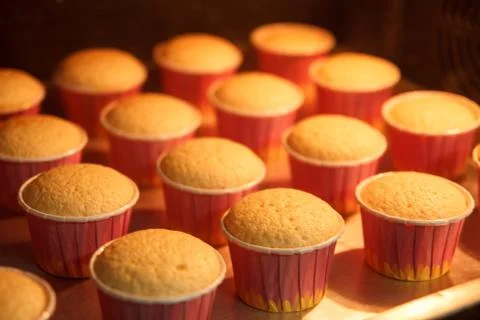 Pastry muffins Foto stock