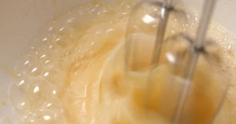 Pastry preparation close up slow motion Stock Footage 320083581