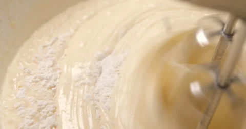 Pastry preparation close up slow motion Stock Footage 320083758