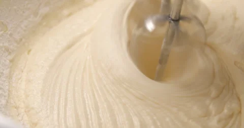 Pastry preparation close up slow motion Stock Footage 320083840