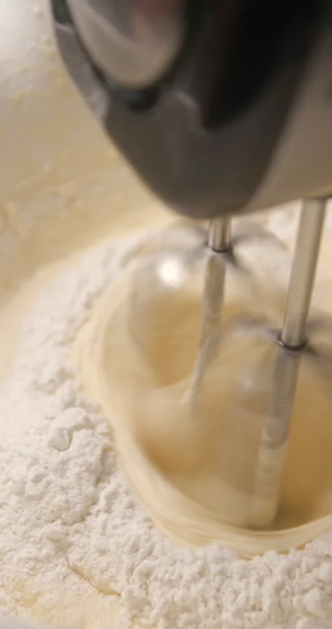 Pastry preparation close up slow motion Stock Footage 320083852