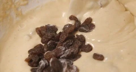 Pastry preparation close up slow motion Stock Footage 320084330