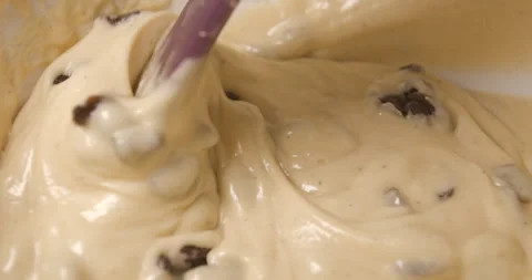 Pastry preparation close up slow motion Stock Footage 320084347