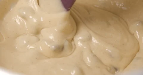 Pastry preparation close up slow motion Stock Footage 320084436