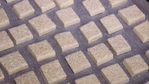 Pastry Rotation Close Up Stock Footage 75428246