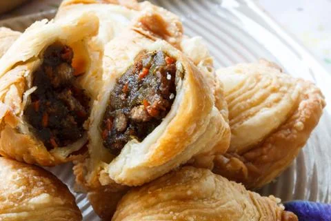 Pastry samosas Stock Photos