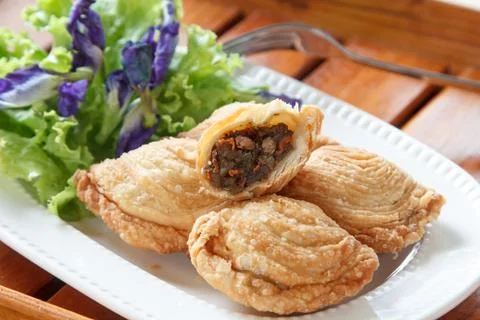 Pastry samosas Stock Photos